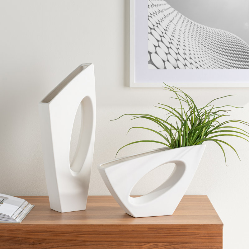 Wade Logan Arro Handmade Ceramic Table Vase Wayfair Canada